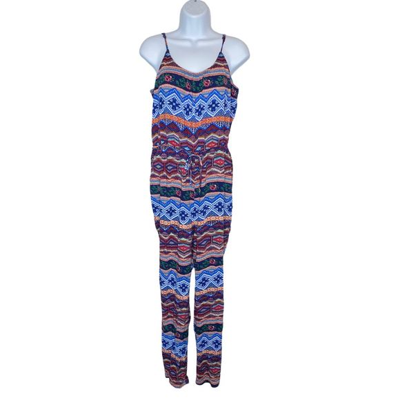 Rue 21 Tribal Print Sleeveless Jumpsuit - Picture 1 of 4